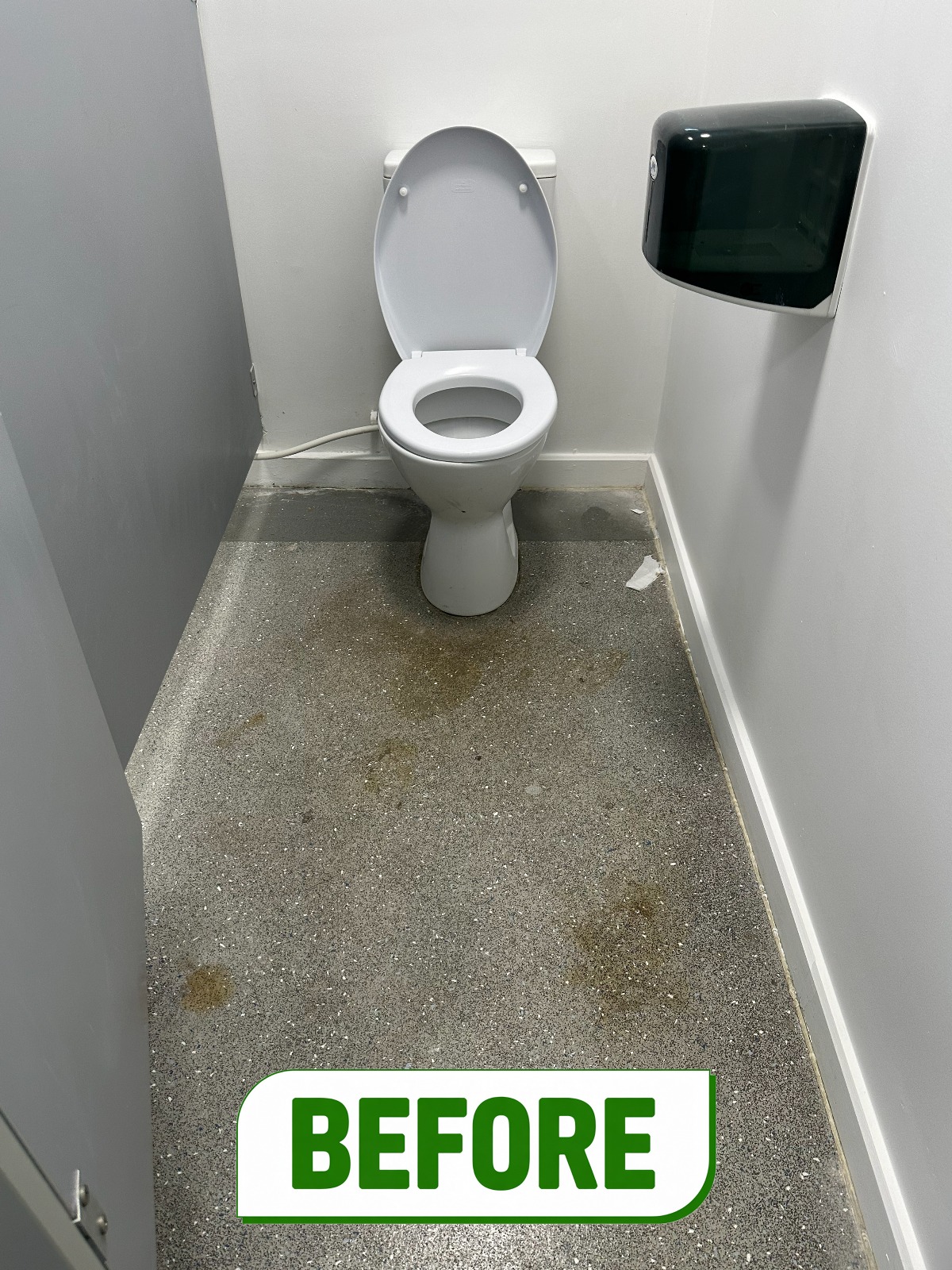 Before: Commercial Restroom Deep Clean